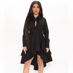 Button down shirt dress - Fashion Nova